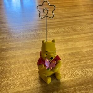 Winnie the Pooh photo clip figurine for Disney by Enesco
